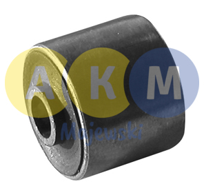 Ruber-metal bush of radius rod