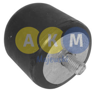 rubber buffer of leaf spring;