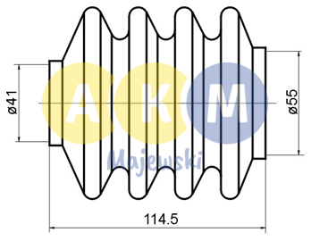 Osłona zaczepu przyczepy towarowej