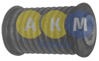 rubber-metal bush; leaf spring