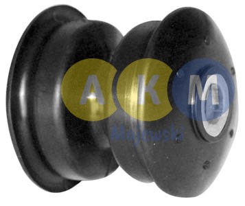 rubber-metal bush; leaf spring