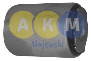 rubber-metal bush; leaf spring