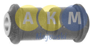 rubber-metal bush; leaf spring