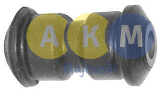 rubber-metal bush; leaf spring