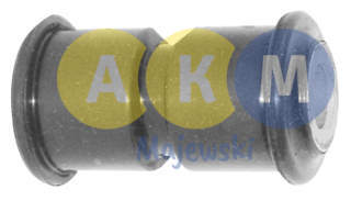 rubber-metal bush; back leaf spring, 3 leafs