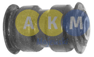 rubber-metal bush; back leaf spring